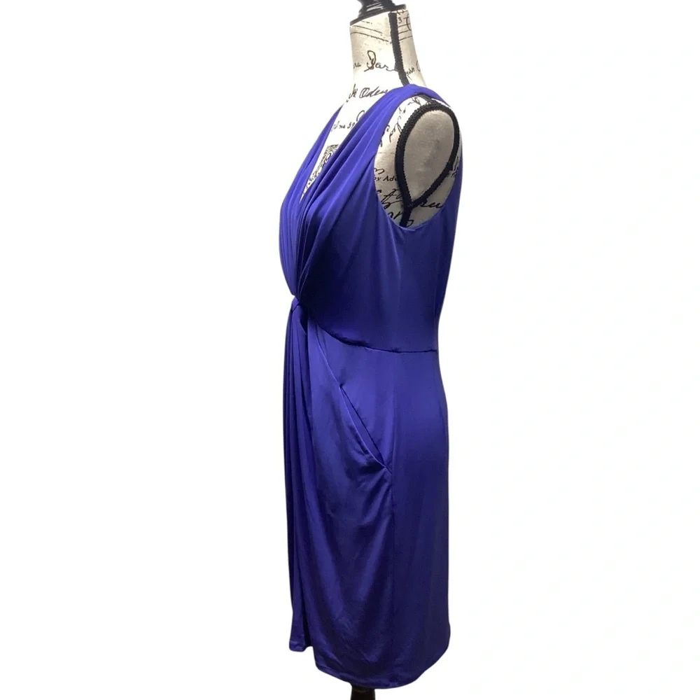 Suzi Chin for Maggy Boutique Party Dress Size 10 Royal Blue